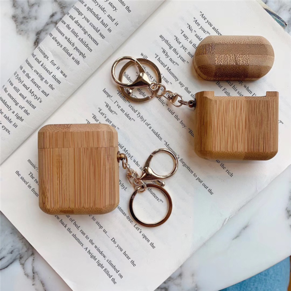 Case i trä - Airpods - Bild 3