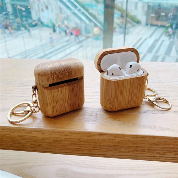 Case i trä - Airpods - Bild 2