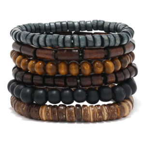 Armbandset i trä - Woodland Mix