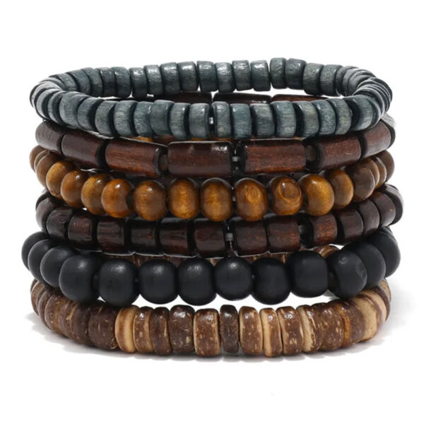 Armbandset i trä - Woodland Mix